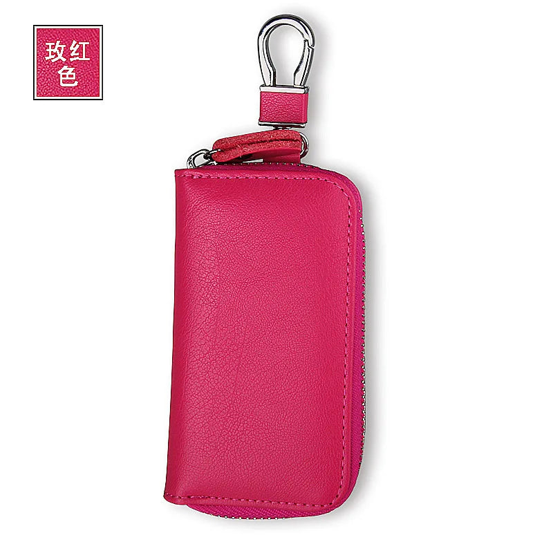 Leather Key Wallets Men & Women Car Key Bag