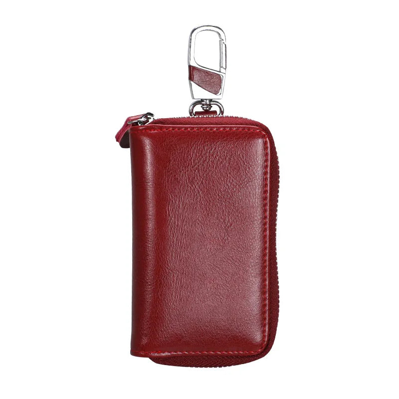 Leather Key Wallets Unisex Key Bag Men Car Key Holders Multifunction