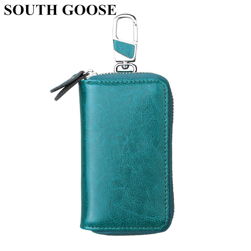 Leather Key Wallets Unisex Key Bag Men Car Key Holders Multifunction