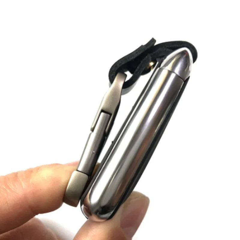 Leather Keychain Car Keys Holder Wallet Key Ring Belt Hanging Clip