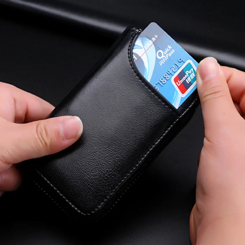 Leather KeyChain Unisex Key Bag Organizer Wallet Holder Smart Housekeeper