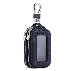 Leather Keychain Holder Organizer Pouch Car Key Bag Wallet Housekeeper Key Case