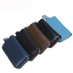 Leather Car Chain Key Wallet for Men and Women