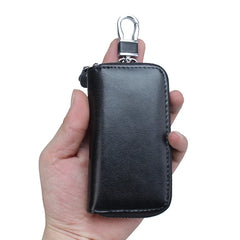 Leather Car Chain Key Wallet for Men and Women