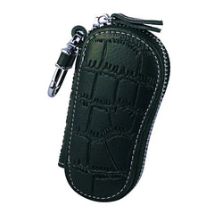 Leather Key Wallet Keychain Car Organizer Pouch
