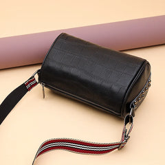 Crocodile Pattern Leather Messenger Bag for Women