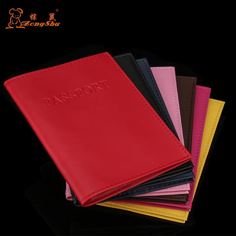 Leather Multiple Passport Cover Cases - Personalized Passport Holder