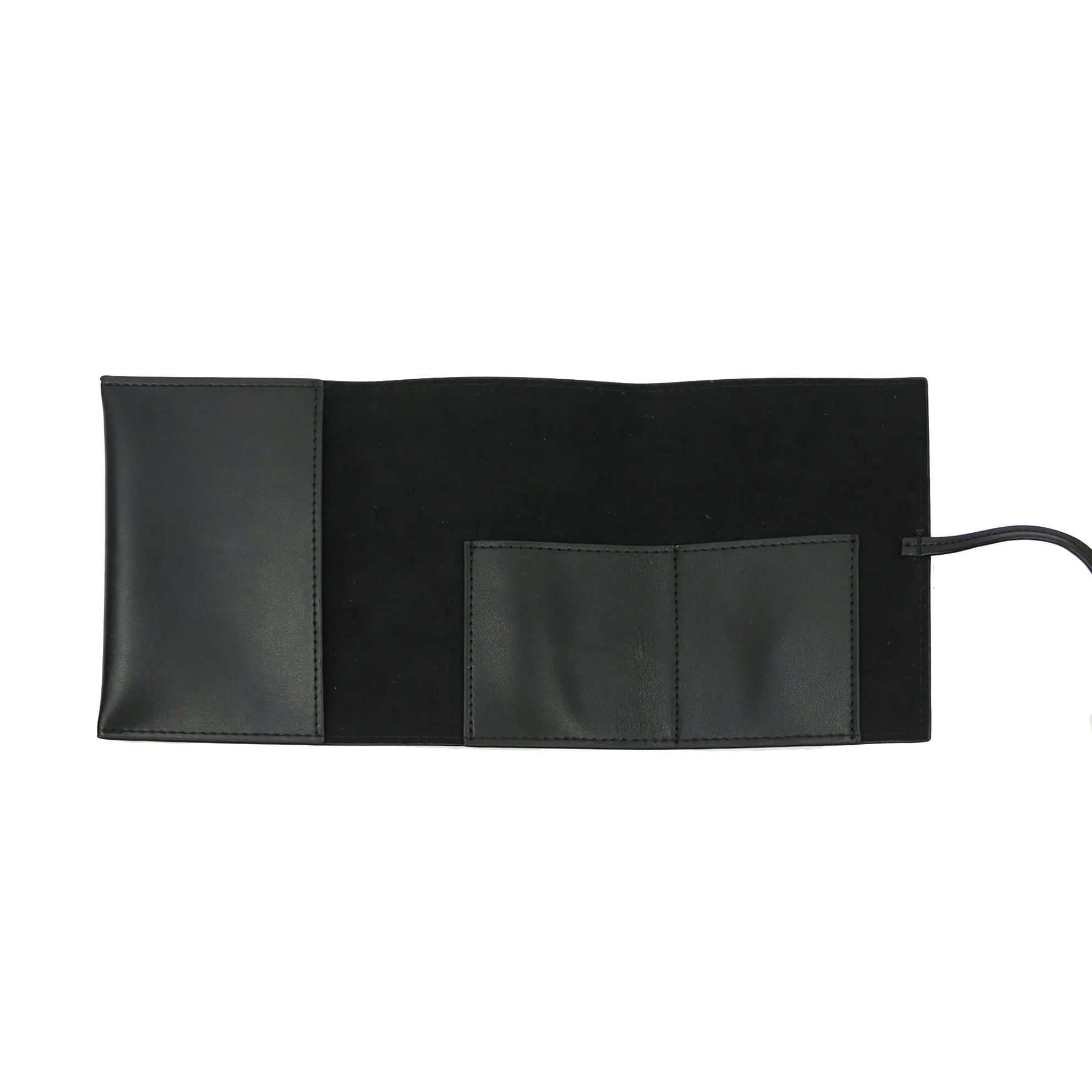 Leather Organizer Bag Travel Cable Storage Roll