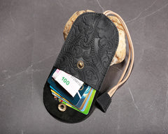 Custom Engraved Leather Car Key Holder Wallet 002