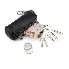 Leather Car Key Holder Case Women Organizer Keychain