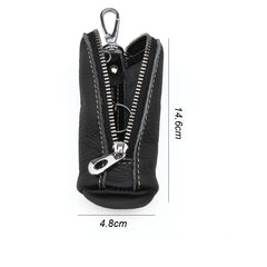 Leather Car Key Holder Case Women Organizer Keychain