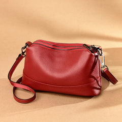 Real Cowhide Women Leisure Bag Cross Bag