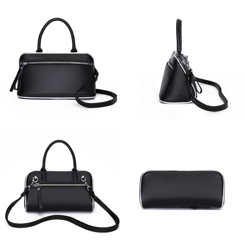 Real Cowhide Women's Casual Bag Small Shoulder Bag