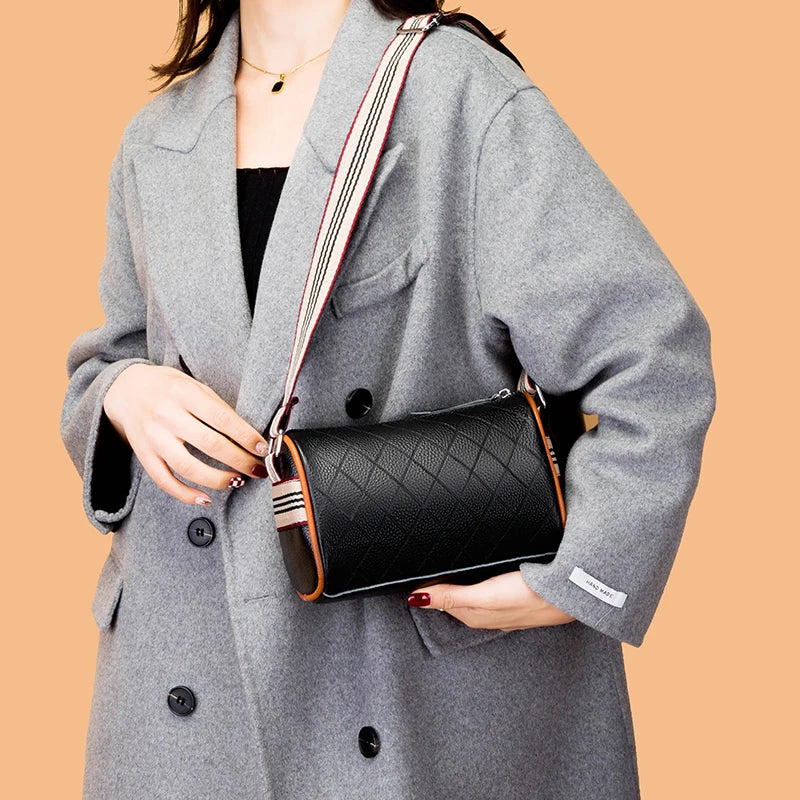 Real Cowhide Women's Casual Messenger Bag