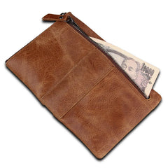 RFID Leather Short Wallet Men Purse in Pocket Men Wallet
