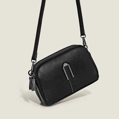 Leather Shoulder Bag Cowhide Women Bag Lady Messenger Bag Casual Female Crossbod