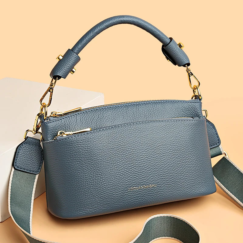 High Cow Leather Women's Handbag Small Messenger Bag