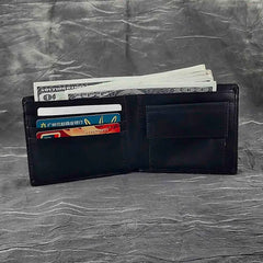 Slim Bifold Wallet w/ Gunmetal Chain