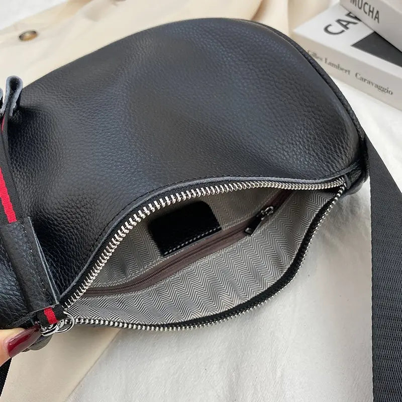Women's Small Tote Crossbody Bag - High Quality Leather