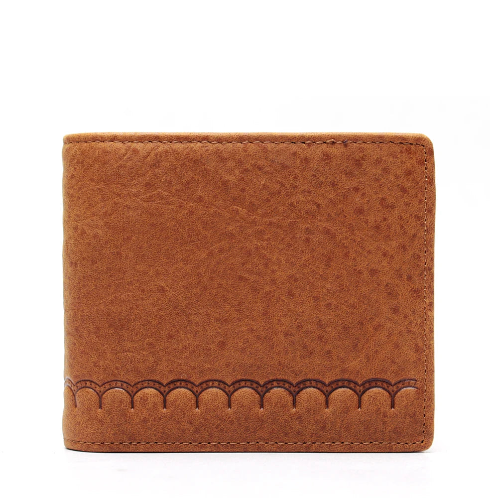 Men's Retro Classic Embossed Leather Wallet