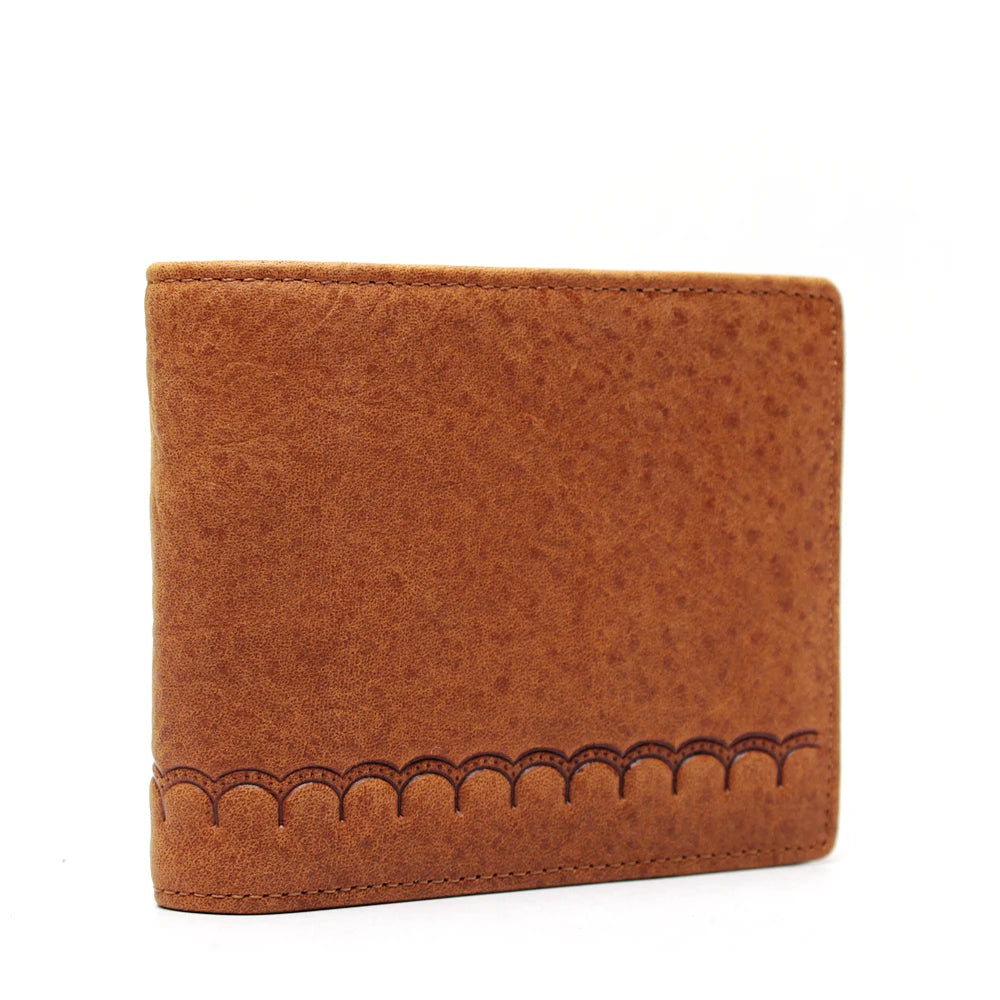 Men's Retro Classic Embossed Leather Wallet