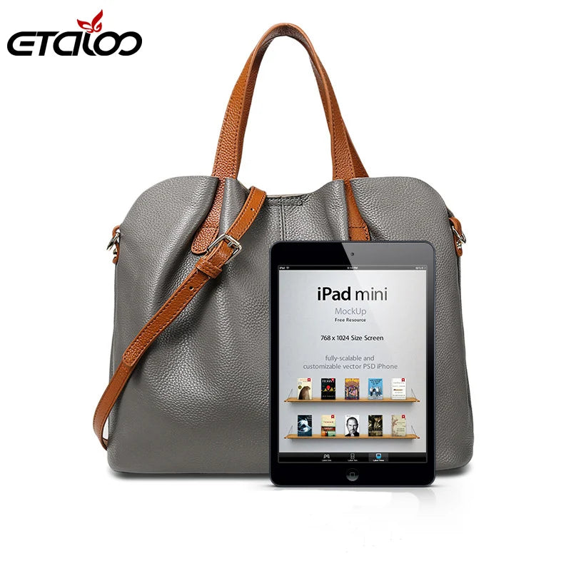 Leather Women Handbag Ladies Shoulder Bag Top-handle Bag