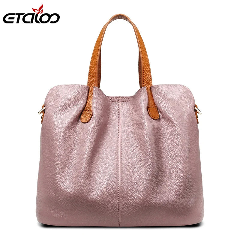 Leather Women Handbag Ladies Shoulder Bag Top-handle Bag