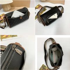 Multi-Layer Crossbody Bag for Women Soft Leather Shoulder Messenger Bag
