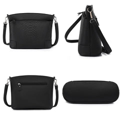 Leather Women's Bucket Bag Large Capacity Single Shoulder Messenger Handbag