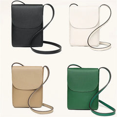 Leather Women's Casual Phone Bag Small Shoulder Bag Crossbody Bags