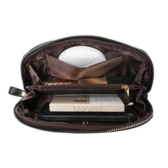 Leather Women's Clutch Bag Snakeskin Pattern Cowhide Purse Casual Tote Bag