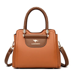 Women Leather Handbag Crossbody Shoulder Sac Lady Small Tote Bolsa