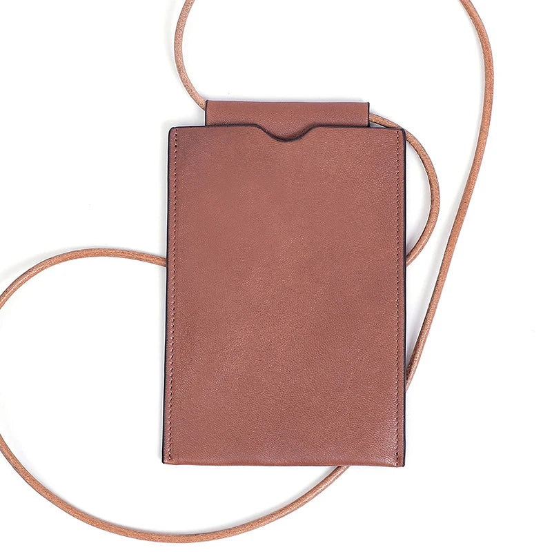 Cowhide Shoulder Bag Mini Leather Purse 01-GN-fsjdzp