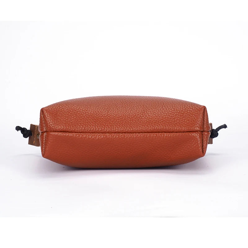 Leather Women Wallet Crossbody Shoulder Bag Soft Cowhide Purse