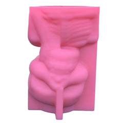 Geometric Skull Gypsum Silicone Mold for Succulent Pot Flower Pen Holder