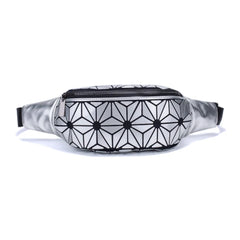 Geometric Waist Bag for Women Girls Fanny Packs Hip Belt Bags Money Travelling