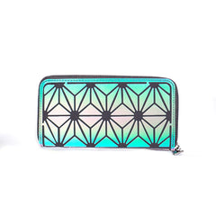 Geometric Women's Wallet Luminous Purse Bag