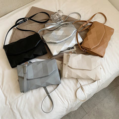 Geometry Envelope PU Leather Crossbody Shoulder Bag for Women