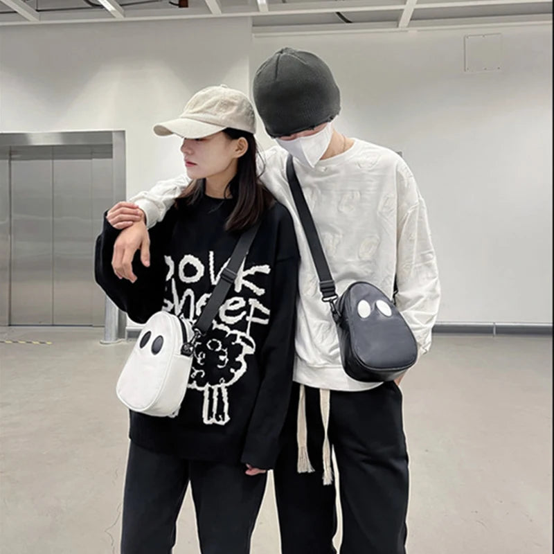 Ghost Bag Purse Funny Pack Shoulder Bags Halloween Candy Storage Unisex Wallets