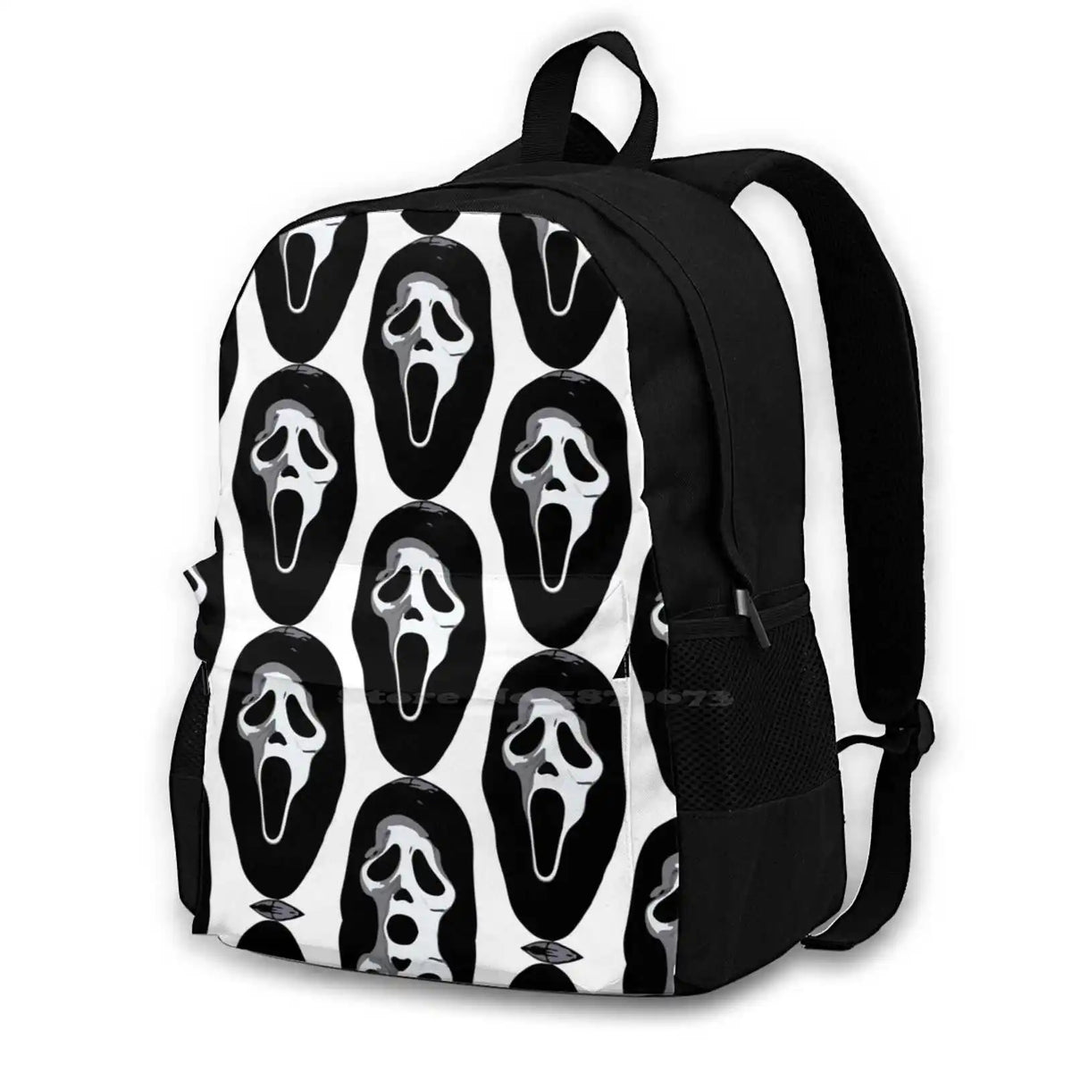 Ghost Face Women Men Teens Laptop School Bag