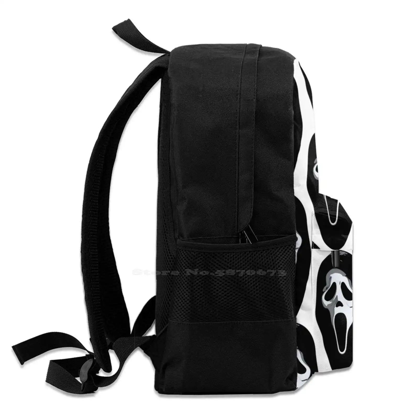 Ghost Face Women Men Teens Laptop School Bag