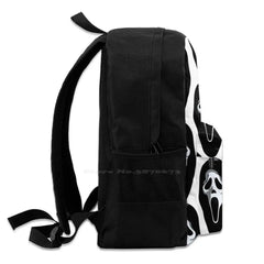 Ghost Face Women Men Teens Laptop School Bag