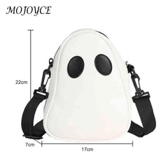 Ghost Funny Leather Shoulder Bag Devil Crossbody Handbags