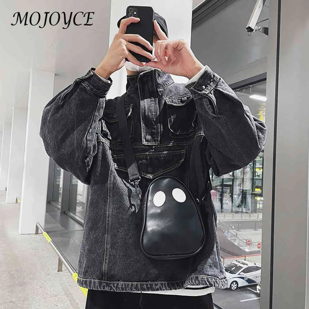 Ghost Funny Leather Shoulder Bag Devil Crossbody Handbags