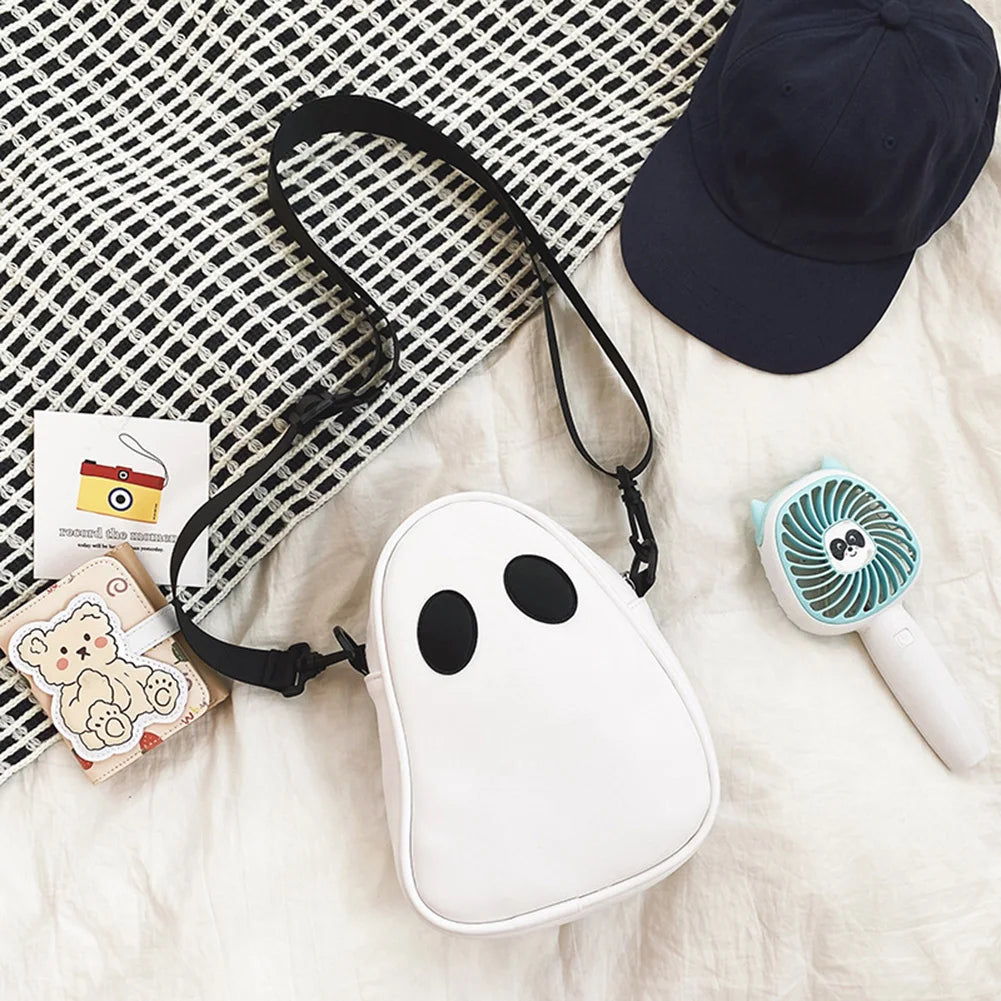 Ghost Funny Leather Shoulder Bag Devil Messenger Handbags Small Casual Satchel