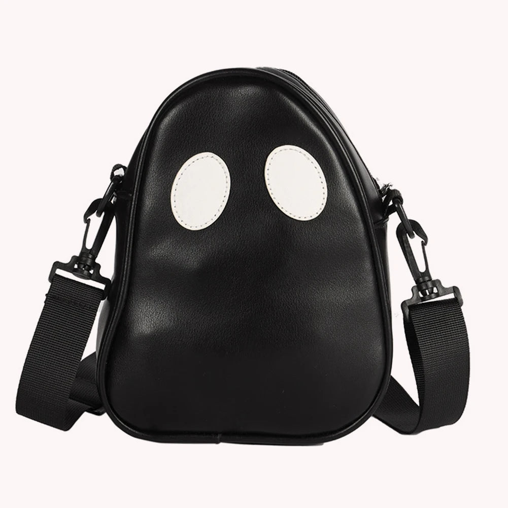 Funny Ghost Devil Leather Shoulder Bag for Travel
