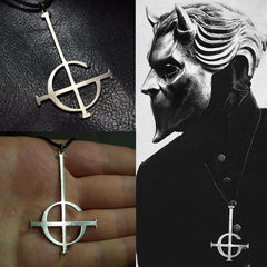 Ghost bc Nameless Ghoul Necklace Pendant Grucifix Patch Jewelry