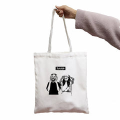 Ghostemane Women Harajuku Canvas Bag Horror Cartoon Shopper Shoulder Bag