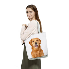 Dog Print Tote Bag for Women