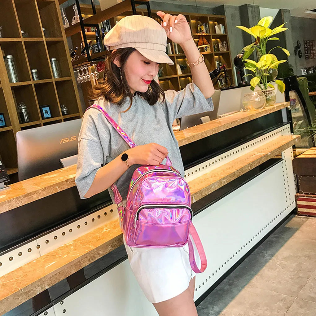 Large-Capacity Waterproof Girl Backpack with Multi-Pockets